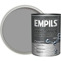 Грунт-эмаль по ржавчине 3 в 1 Empils PL гладкая цвет серый 0.9 кг EMPILS None