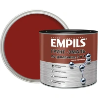 Грунт-эмаль по ржавчине 3 в 1 Empils PL гладкая цвет красно-коричневый 2.7 кг EMPILS None