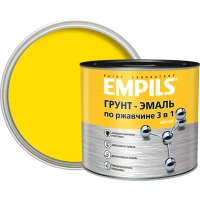 Грунт-эмаль по ржавчине 3 в 1 Empils PL цвет желтый 2.7 кг EMPILS None