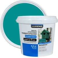Эмаль Luxens акриловая полуматовая цвет изумрудный 0.9 кг LUXENS None