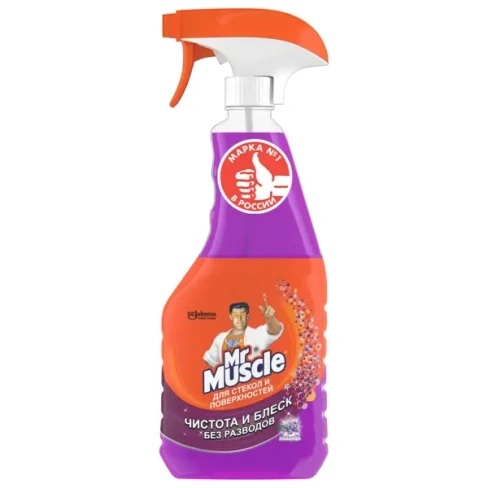 Средство для мытья окон Mr.Muscle лаванда 500 мл MR.MUSCLE Glass collection