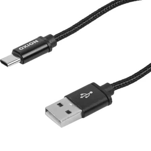 Кабель Oxion USB-Type-C 1.3 м 2 A цвет черный OXION