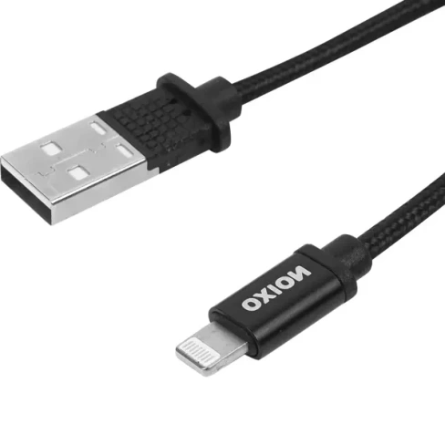 Кабель Oxion USB-Lightning 1.3 м 2 A цвет черный OXION 8PIN