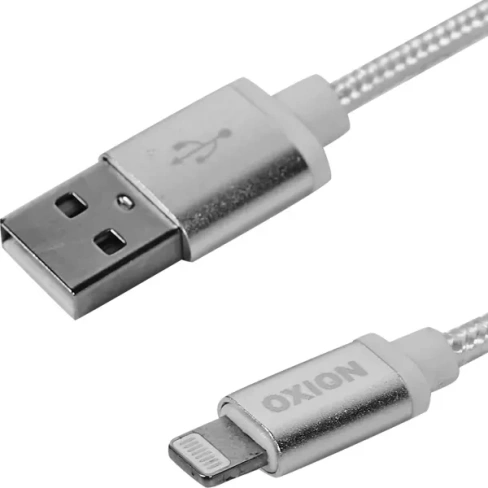 Кабель Oxion USB-Lightning 1.3 м 2 A цвет белый OXION 8PIN