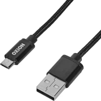 Кабель Oxion USB-micro USB 1.3 м 2 A цвет черный OXION microUSB