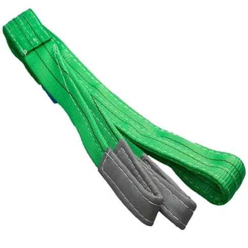 Строп текстильный двухпетлевой, 2 тонны, 4 м, цвет зелёный Без бренда None