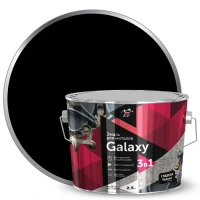 Грунт-эмаль 3 в 1 по металлу и ржавчине Parade Galaxy гладкая цвет черный 2.5 л PARADE None