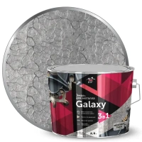 Грунт-эмаль 3 в 1 по металлу и ржавчине Parade Galaxy молотковая цвет серый 2.5 л PARADE None