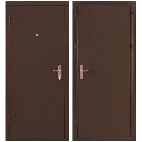 Дверь входная металлическая Профи Pro 206x86 см левая антик медь Без бренда ПРОФИ PRO