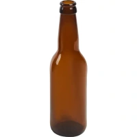 Бутылка "Beer" 330 мл стекло коричневый Без бренда None