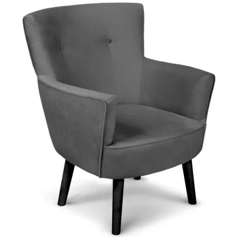 Кресло полиэстер Seasons Вилли 77x86x76 см цвет серый SEASONS None