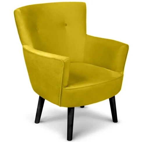 Кресло полиэстер Seasons Вилли 77x86x76 см цвет желтый SEASONS None