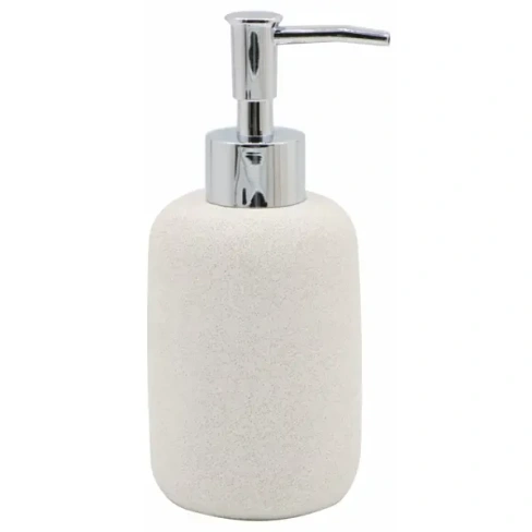 Дозатор для жидкого мыла Аквалиния Stone CM0065BA-LD цвет белый АКВАЛИНИЯ