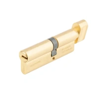 Цилиндр Apecs Pro, 50х40 мм, ключ/вертушка, цвет золото APECS PRO LM