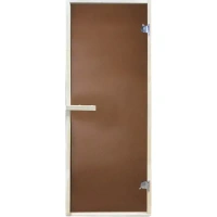 Дверь для сауны с магнитным замком 1890x690 мм матовая Без бренда None
