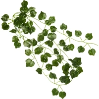 Искусственное растение Лиана Плющ вечнозеленый h230 см ПВХ цвет зеленый Без бренда None