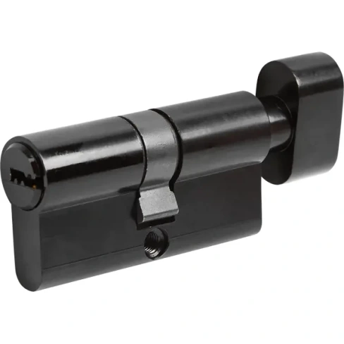 Цилиндр для замка с ключом 30x30 мм цвет черный НОРА-М None