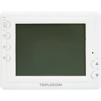 Термостат программируемый проводной Teplocom TS-Prog-2AA/8A комнатный белый TEPLOCOM Teplocom TS-PROG-2AA/8A