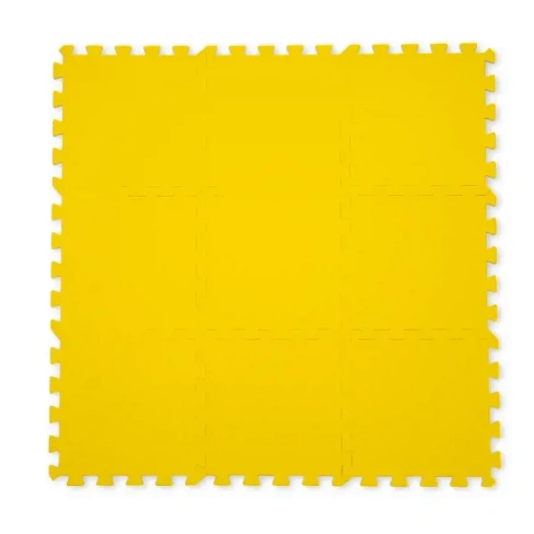 Мягкий пол пазл 33x33 см цвет желтый Без бренда Нет