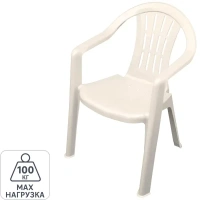 Кресло Туба-дуба Невод 0014 58.5x57.5x81.5 см полипропилен бежевое ТУБА-ДУБА Да