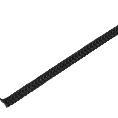 Шнур полиамидный Сибшнур 4 мм 2 м, цвет черный Без бренда None