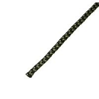 Паракорд полиамидный Сибшнур 2.2 мм 20 м, цвет зелено-черный Без бренда None