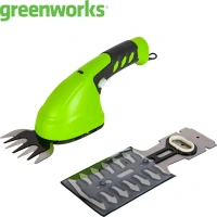 Ножницы аккумуляторные Greenworks 2903307 3.6 В 1x2 Ач АКБ и ЗУ входит в комплект GREENWORKS