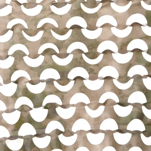 Сетка маскировочная Камуфляж мох 2x6 м бежевый/зеленый НИТЕКС