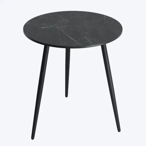 Стол кухонный 75x75 см круглый МДФ цвет черный Без бренда СТОЛ КРУГЛЫЙ Стол круглый