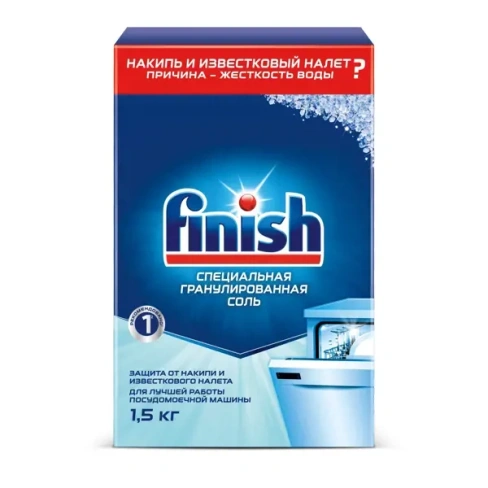 Соль для посудомоечных машин Finish 1.5 кг FINISH None