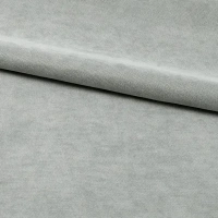 Ткань 1 м/п Однотонный велюр 300 см цвет светло-серый GARDEN 211348 Нео-классика 