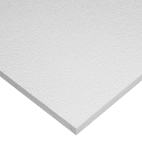 АБС пластик листовой 5 мм «песок», ПромПласт белый,1000*3000