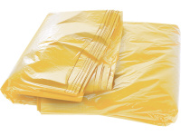 Пакет для мусора на 140-240 л в брикете (120х140 50 мкм) желтый Тара