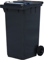 Мусорный контейнер МКТ 240 серый для сбора мусора Тара