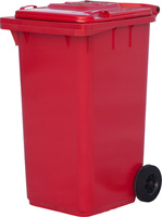 Мусорный контейнер МКТ 240 красный для сбора мусора Тара