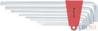 Набор ключей имбусовых HEX, 1,5–10 мм, CrV, 9 шт., экстра-длин, c шаром, сатин.// Matrix